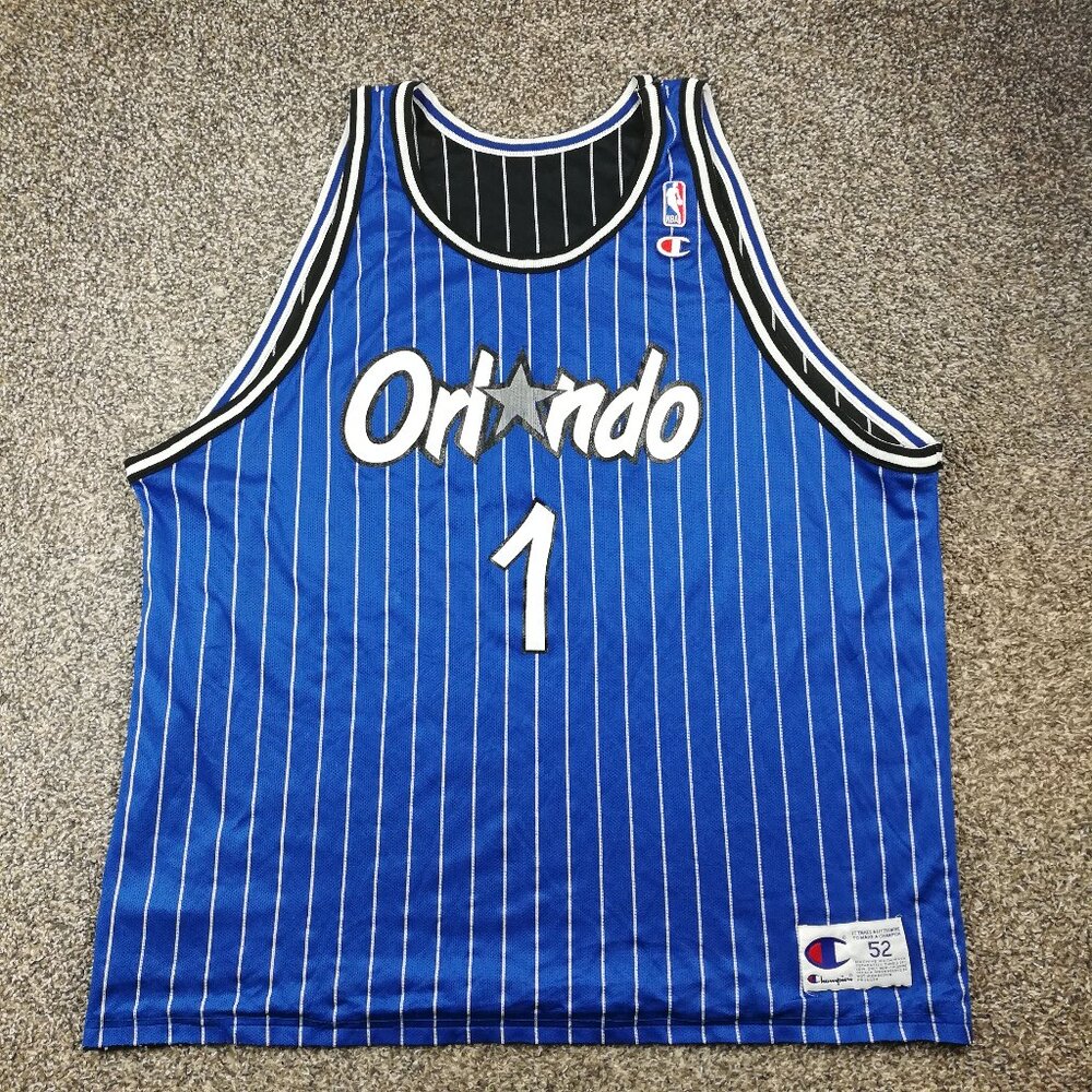 Vintage Penny Hardaway Orlando Magic Jersey Champion Reversible Mens 52 (2XL)